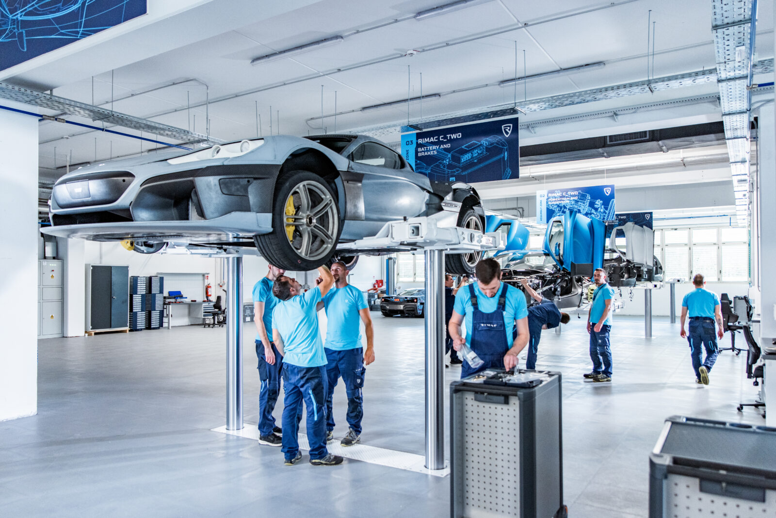 Rimac C_Two Prototype Assembly Line 1