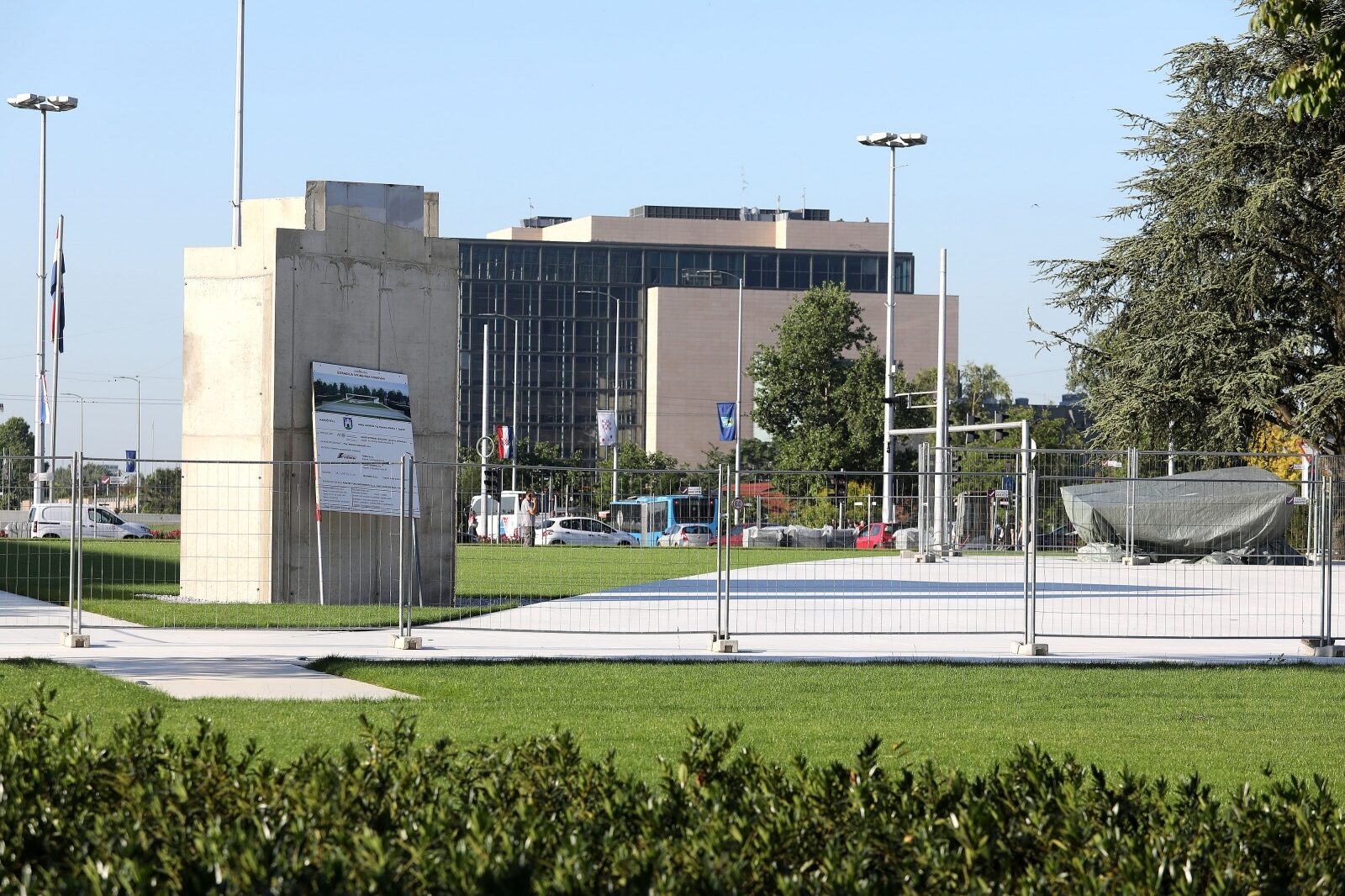 Zagreb: Radovi na izgradnji Spomenika domovini bliže se kraju