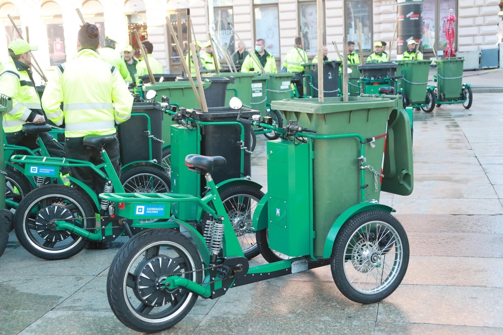 Zagreb: Predstavljene nove električne trokolice podružnice Čistoća