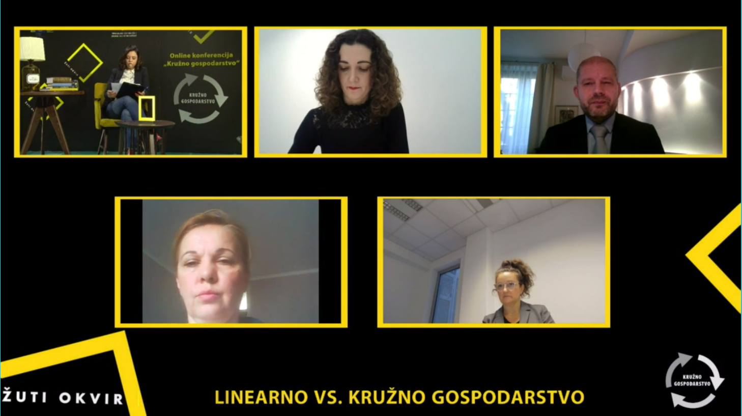 Katarina Moškatelo ( studio),   Iva Tomić, Davor Percan, Vesna Petrović i Tonćika Jarak ( online )