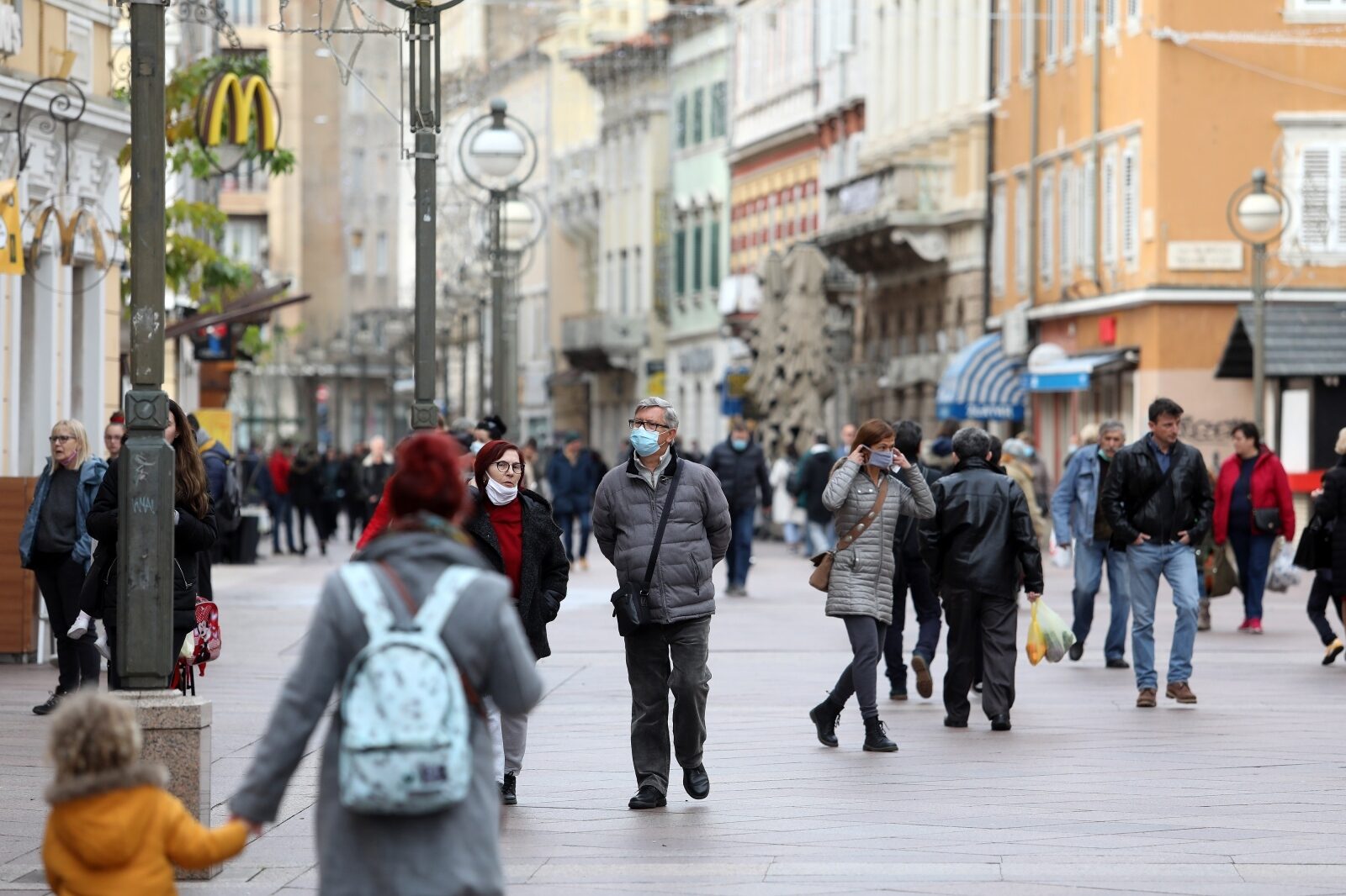 Gužva na riječkom korzu