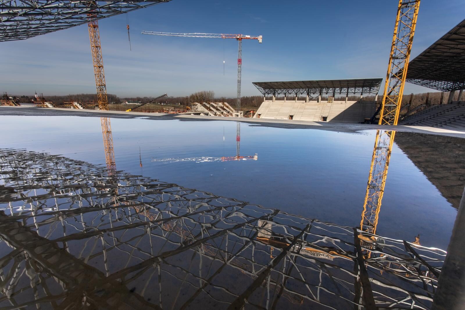 Radovi na novom stadionu osječkog prvoligaša na Pampasu u punom su jeku