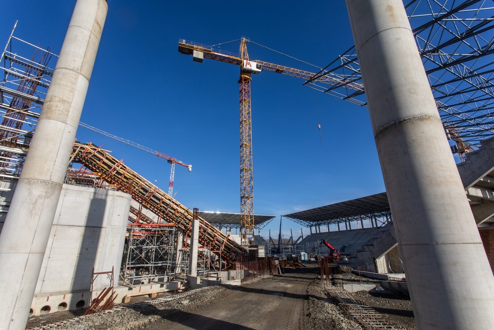 Radovi na novom stadionu osječkog prvoligaša na Pampasu u punom su jeku