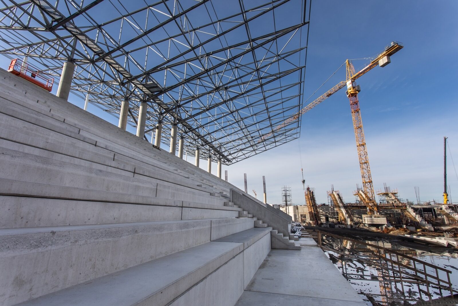 Radovi na novom stadionu osječkog prvoligaša na Pampasu u punom su jeku