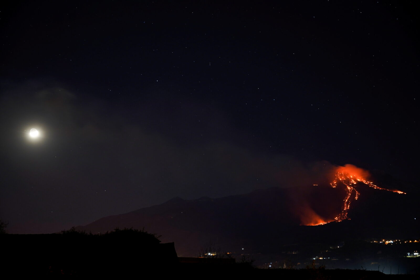 Mount Etna, Europe's most active volcano, leaps into action