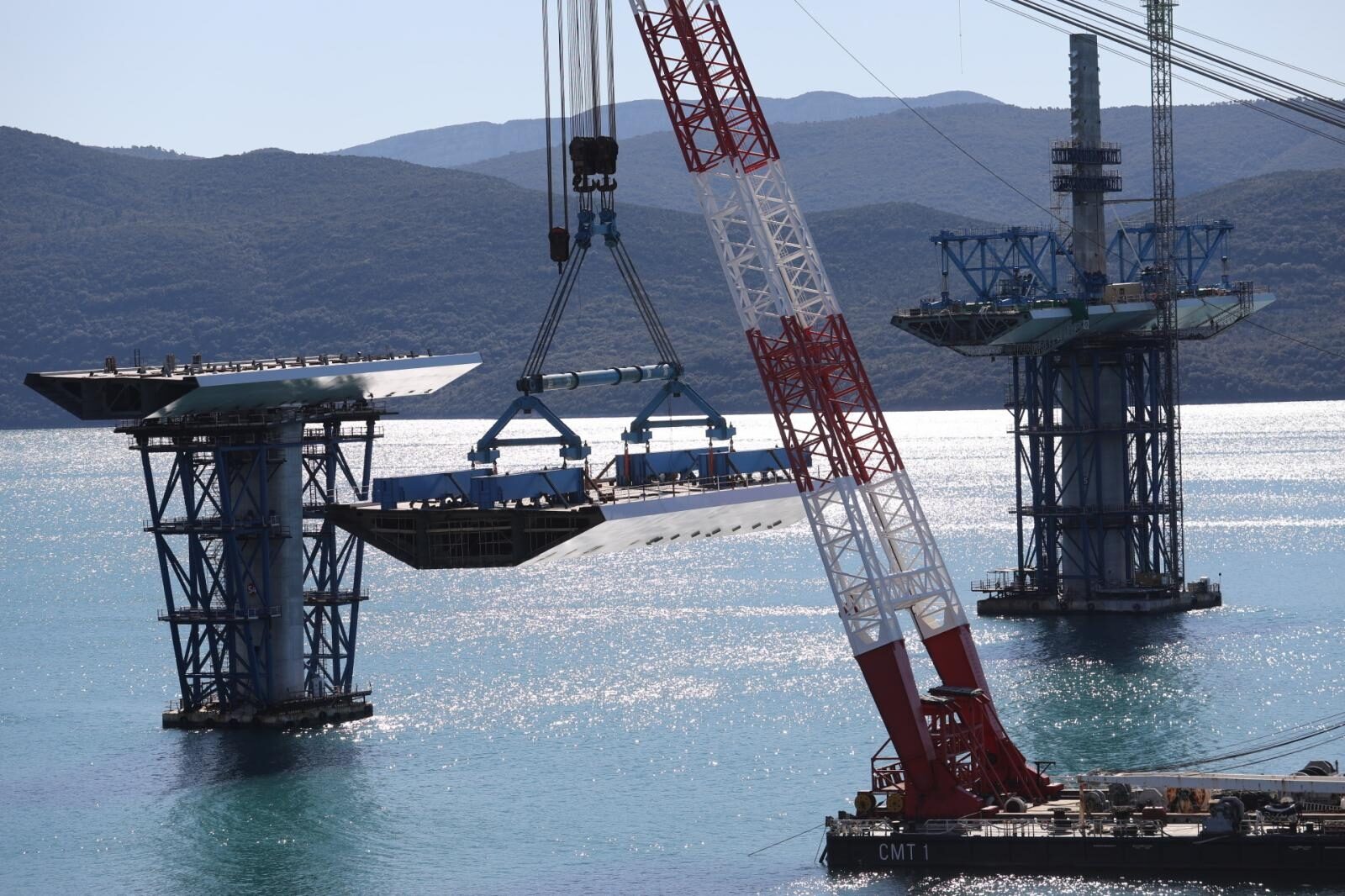 Gradilište mosta Komarna-Pelješac