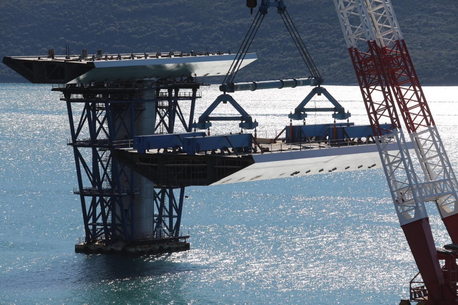 Gradilište mosta Komarna-Pelješac