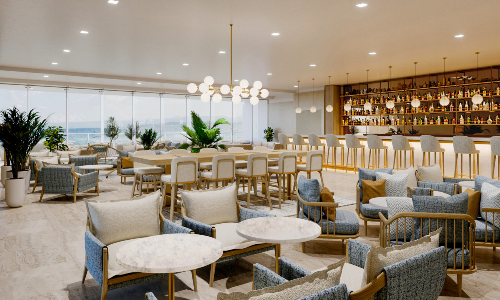 Le Meridien Lav Split (4) _ Lobby Bar LA VUE _ bar _ credit Atellior