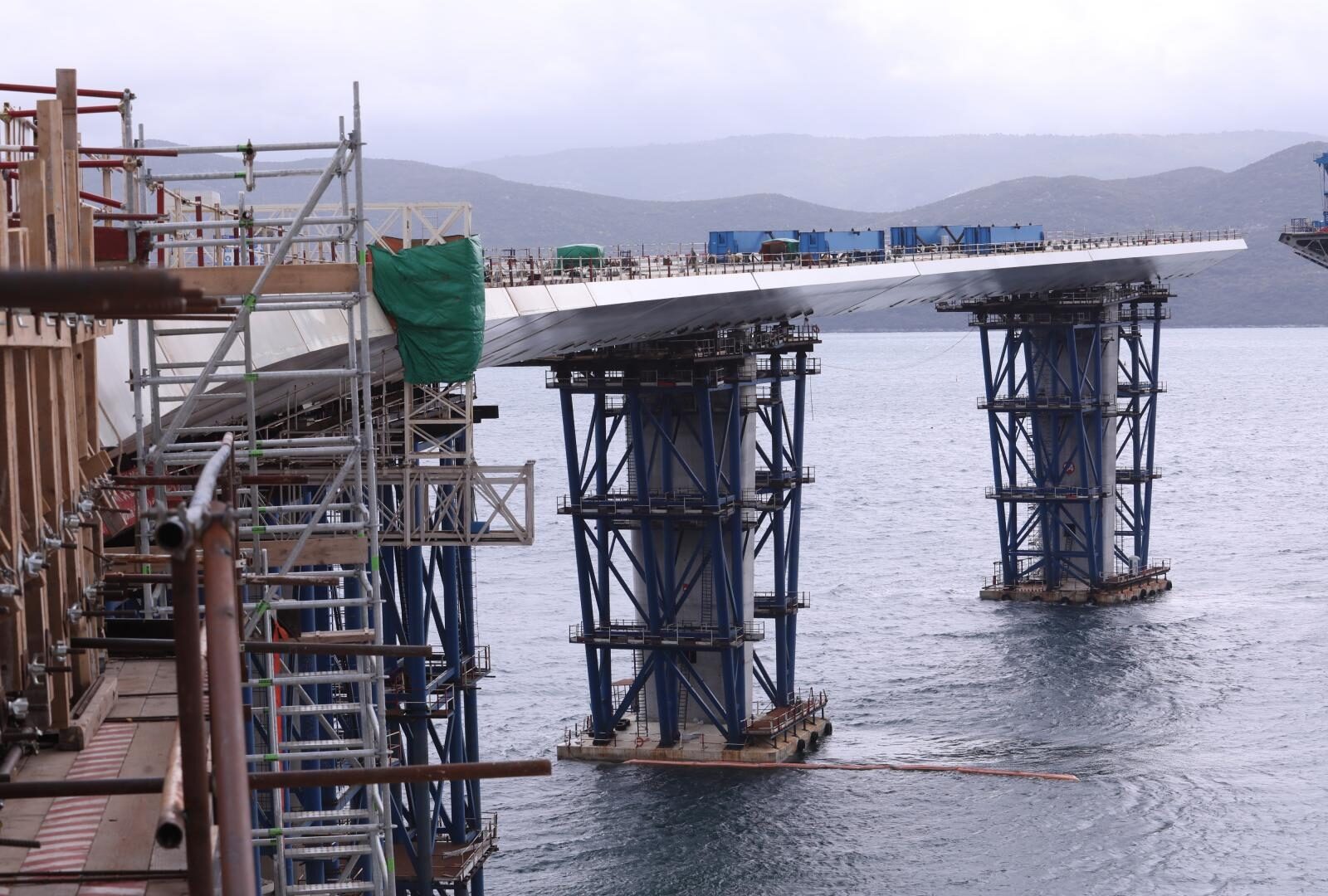 Napredak izgradnje Pelješkog mosta