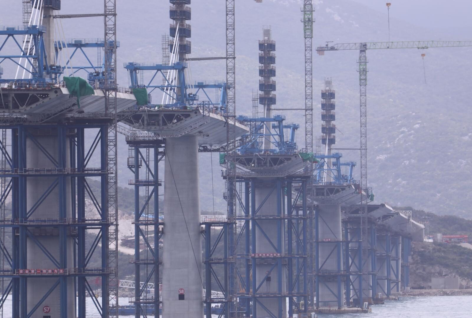 Napredak izgradnje Pelješkog mosta