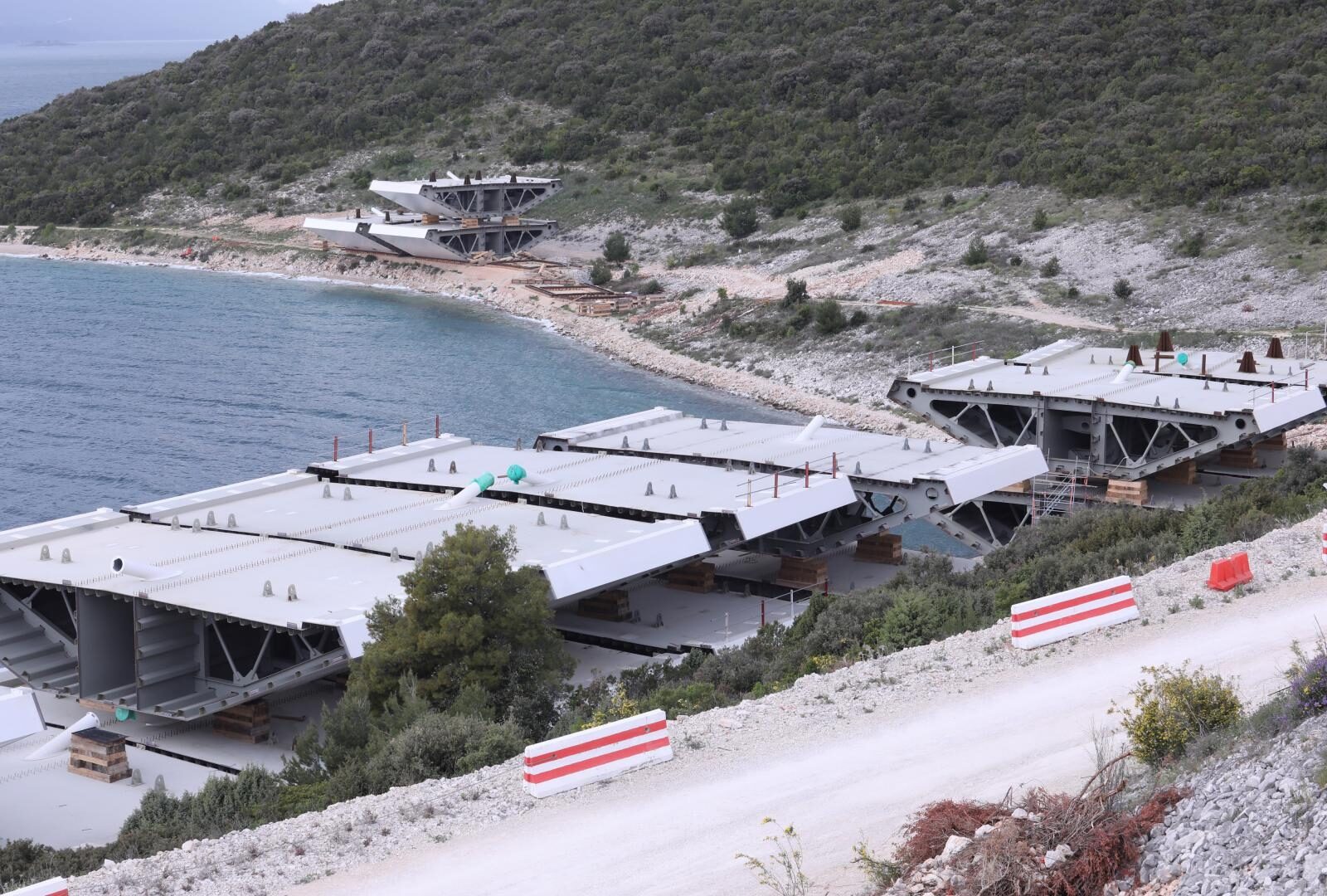 Napredak izgradnje Pelješkog mosta