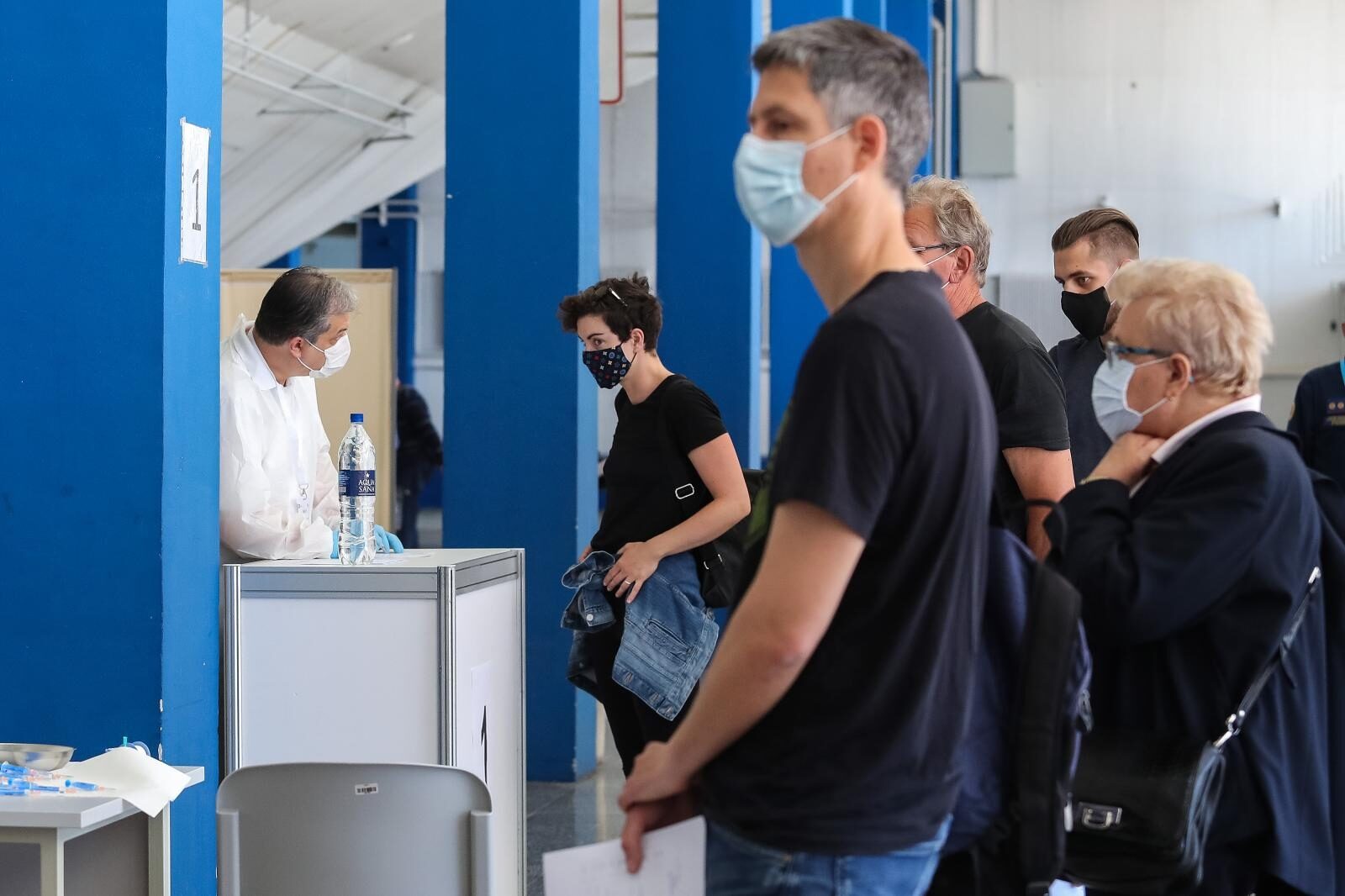 Zagreb: Novi punkt za masovno cijepljenje otvoren u Domu sportova