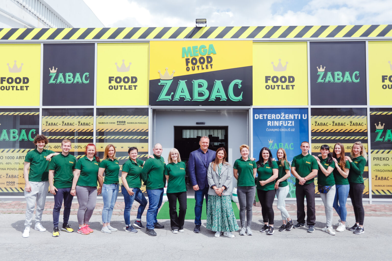 Zagreb, 31.05.2021 - Novootvoreni Zabac Food Outlet u Dubravi