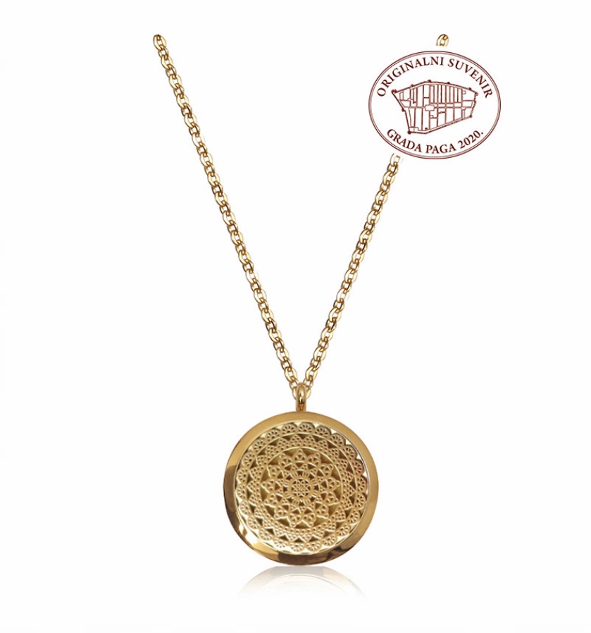 Lace of Pag medaljon Suvenir Grada Paga 2020