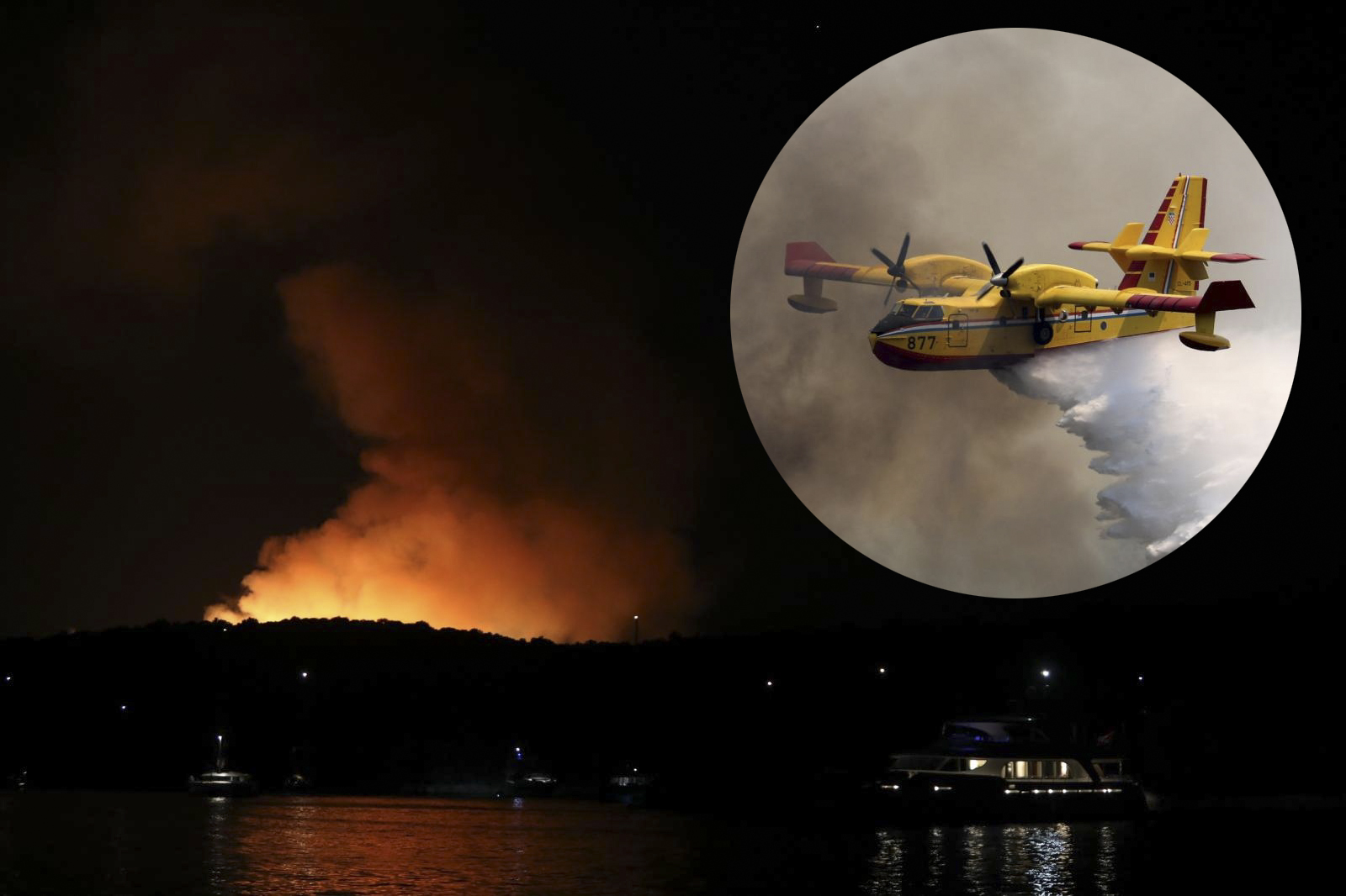 FOTO: Veliki požar na Hvaru gase 50 vatrogasca i tri kanadera - Vimarsana News