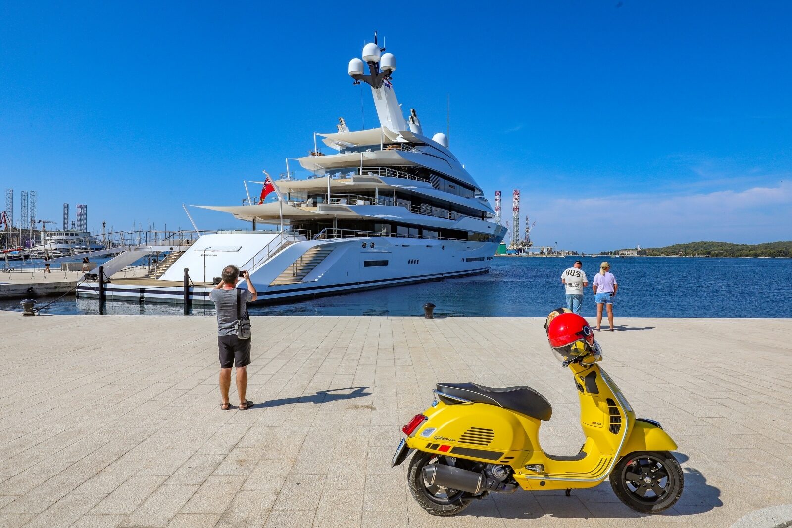 Pula: Na rivi usidrena jahta Avantage vrijedna 200 milijuna dolara