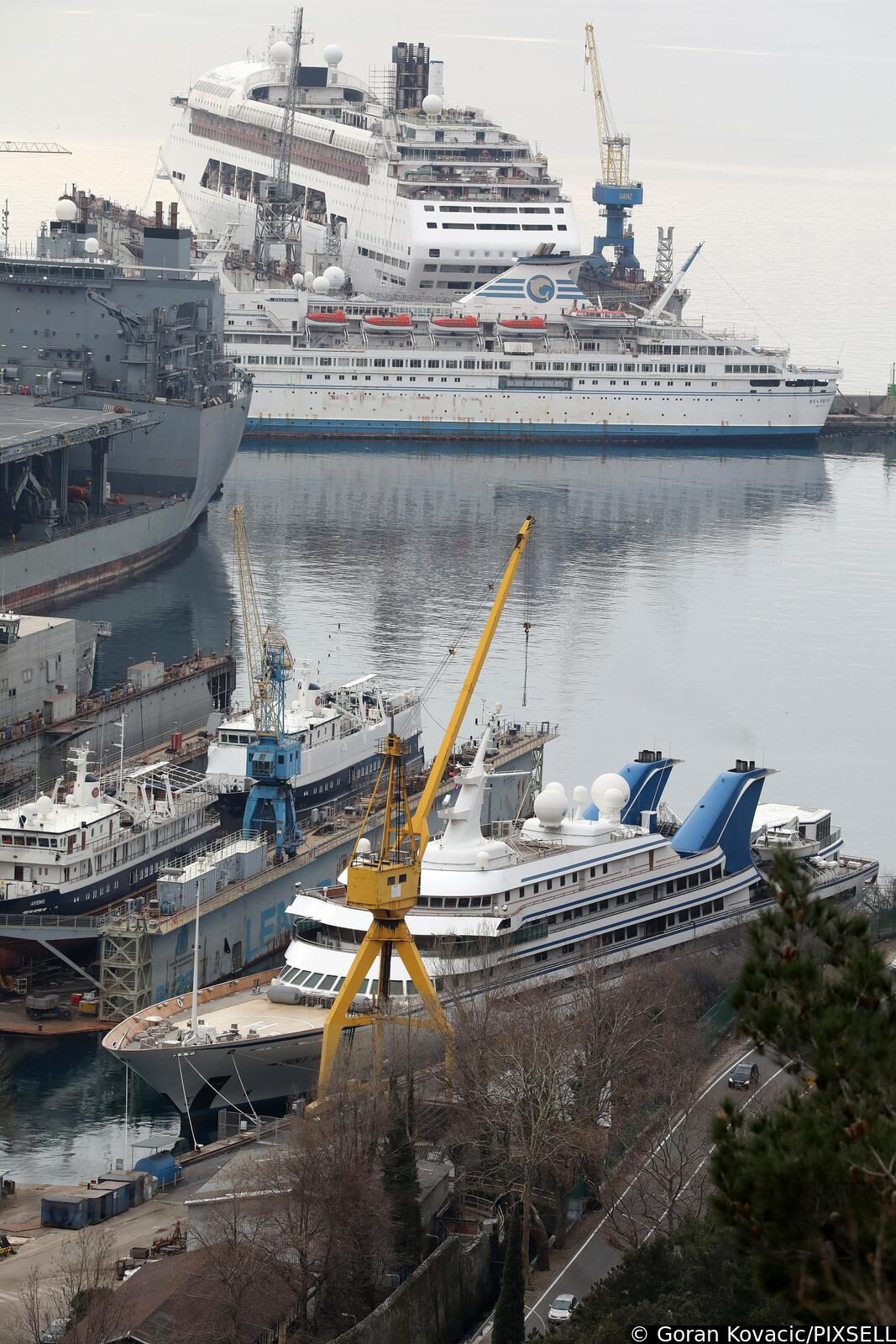 Megajahta Prince Abdulaziz saudijske kraljevske obitelji uplovila je u brodogradilište Viktor Lenac