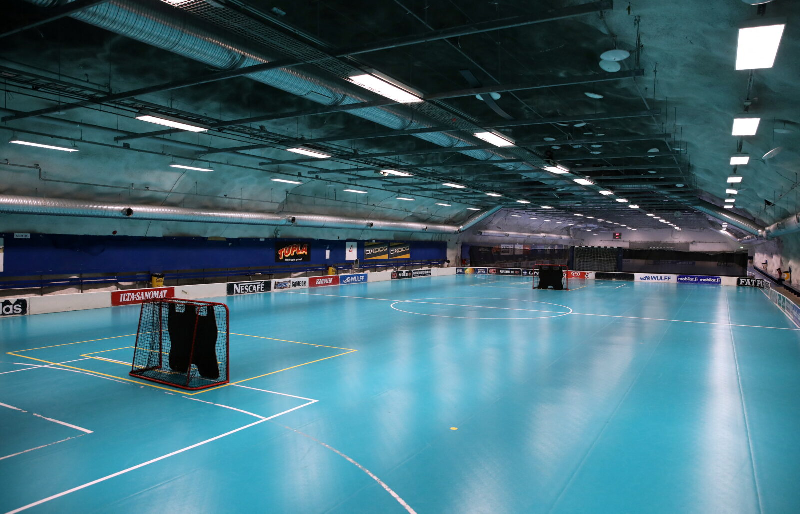 Helsinki sports hall that can be turned into an underground shelter