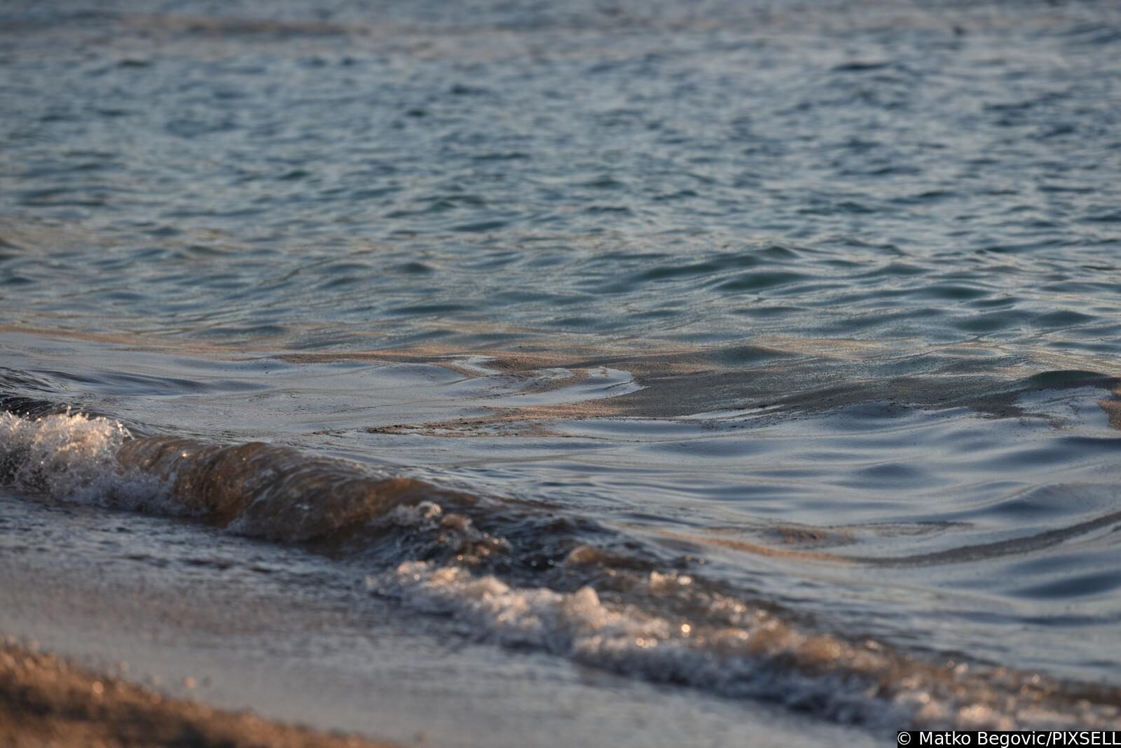 Mušice preplavile more na plaži Donja Luka u Makarskoj