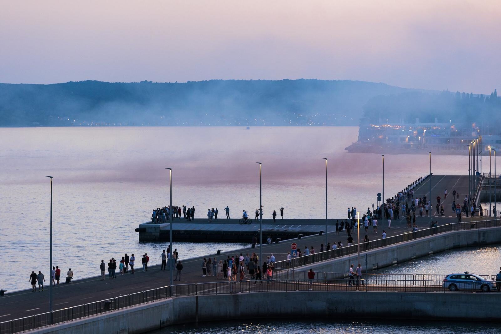 Špalir brodica i bakljada u spomen na Mateja Periša