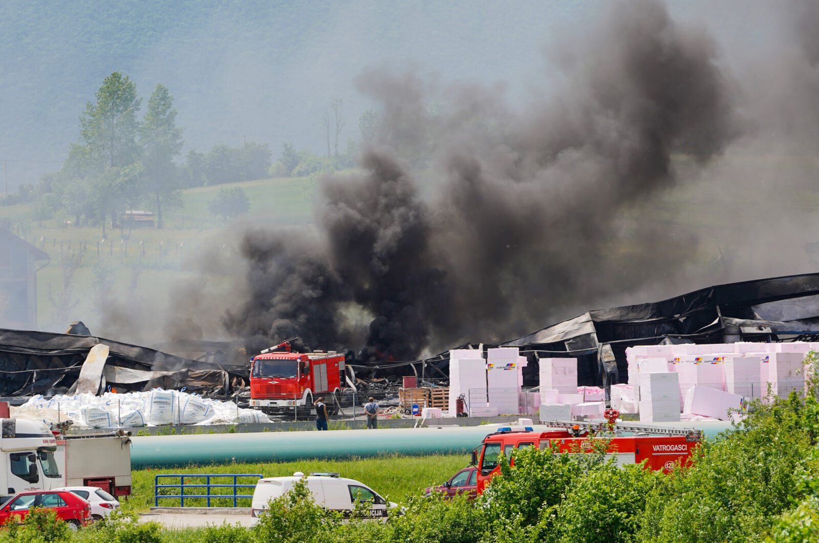U tvornici Austrotherm u Bihaću izbio požar