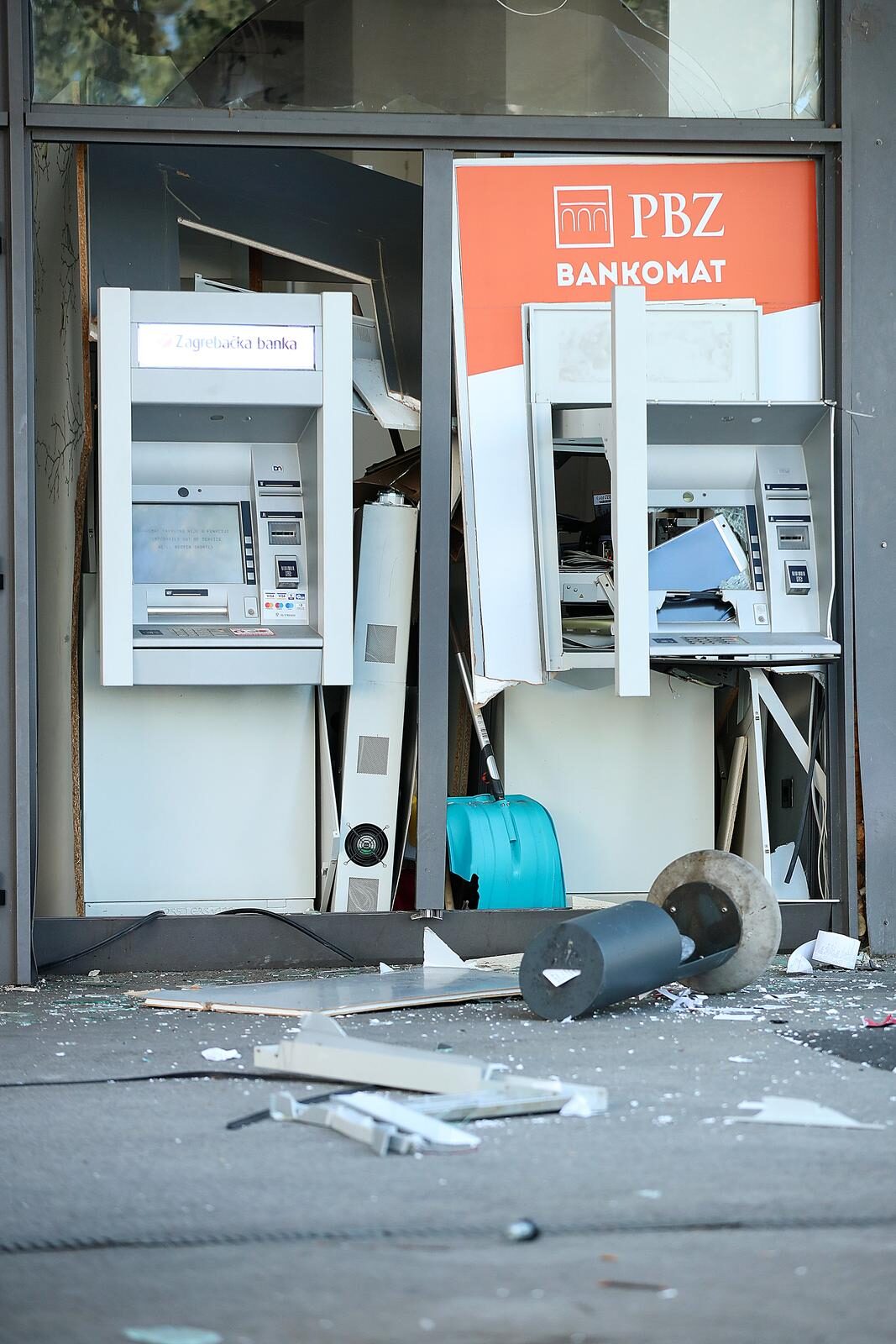 Zagreb: Nepoznati počinitelji digli u zrak bankomat na Trešnjevci