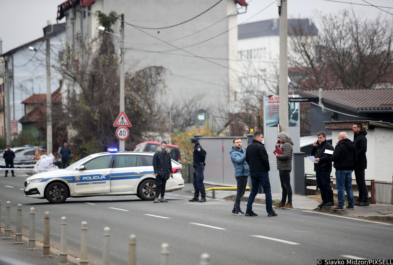 Zagreb: Policijski očevid na Donjim Sveticama gdje je došlo do pucnjave