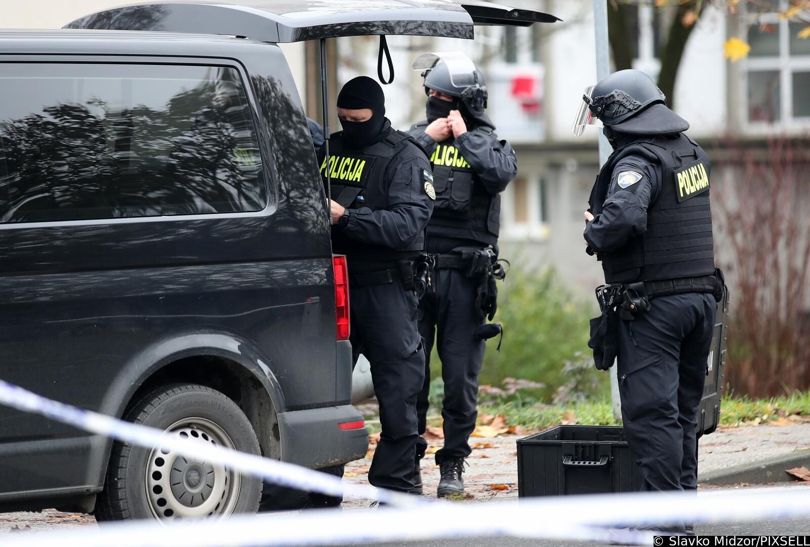 Zagreb: Policijski očevid na Donjim Sveticama gdje je došlo do pucnjave