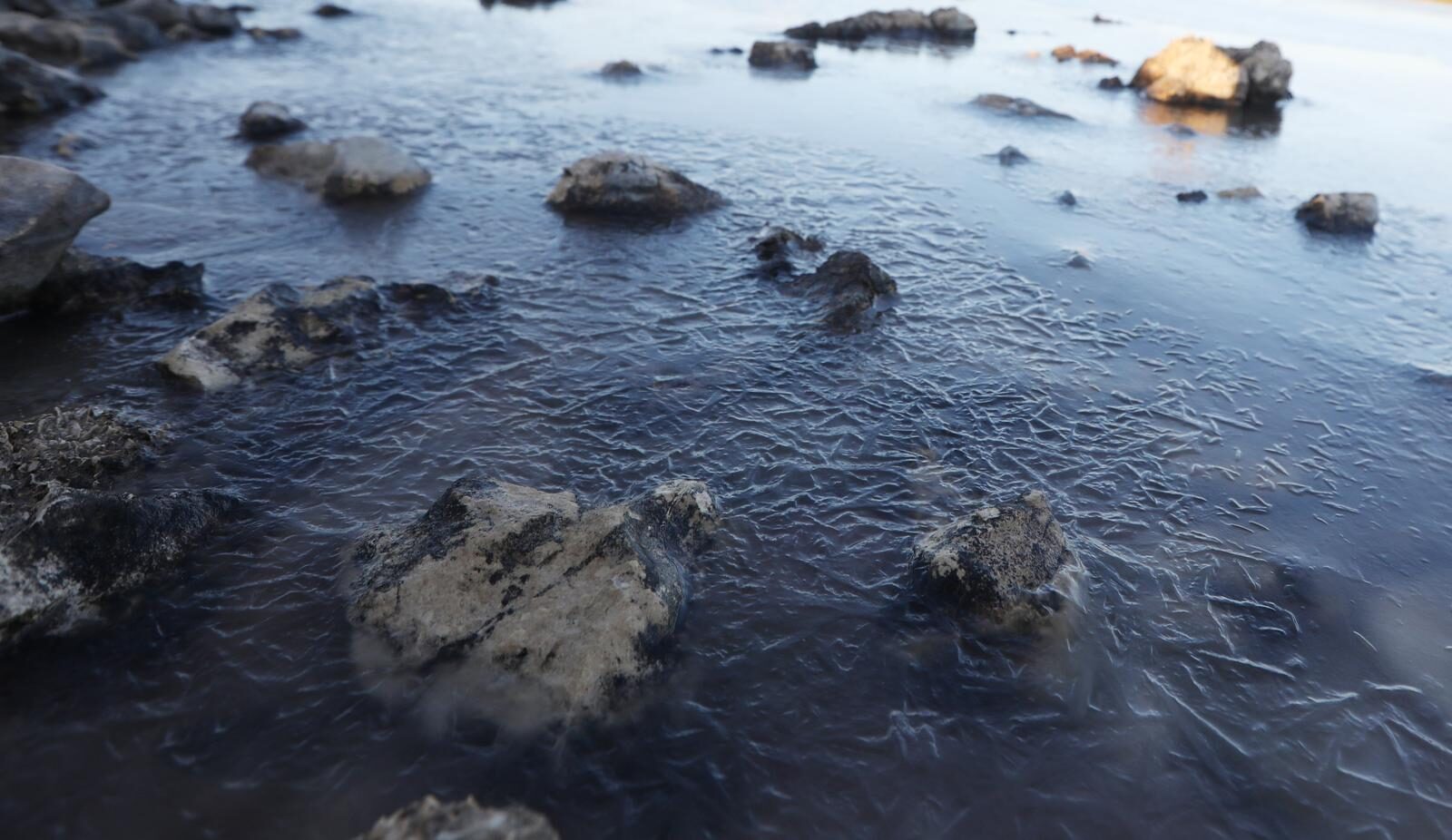 U Zablaću kod Šibenika zaledila se površina mora