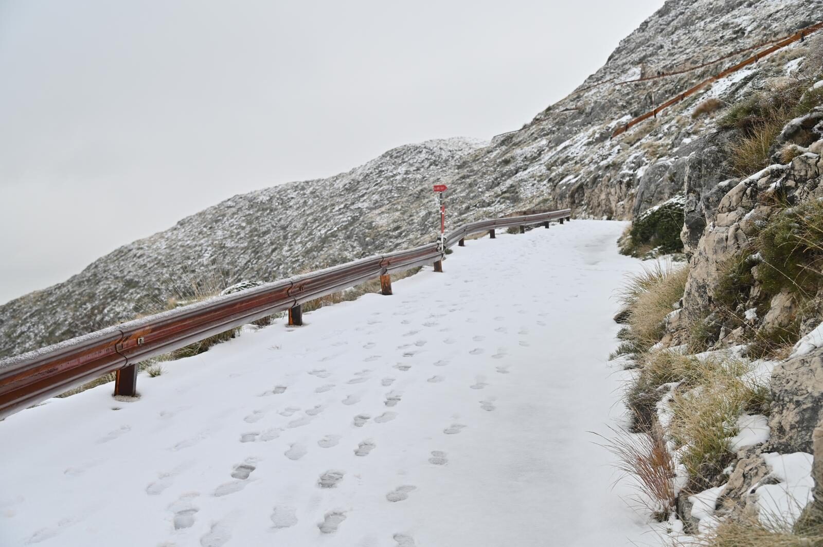 Prvi ovosezonski snijeg na Biokovu