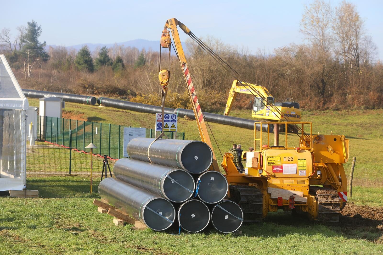 Otvoreni radovi na plinovodu Zlobin-Bosiljevo