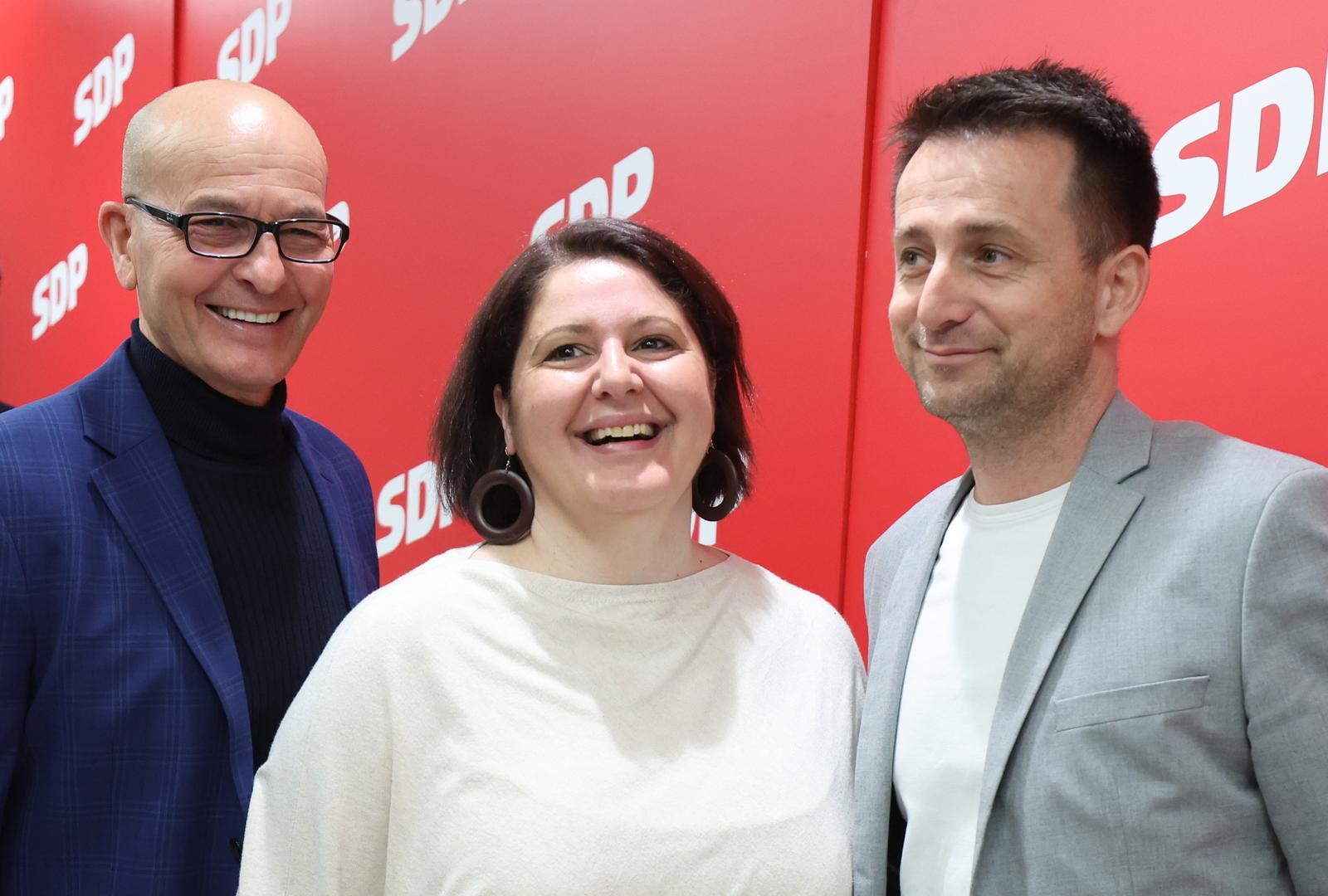 Zagreb: Sjednica Glavnog odbora SDP-a u središnjici stranke na Iblerovom trgu