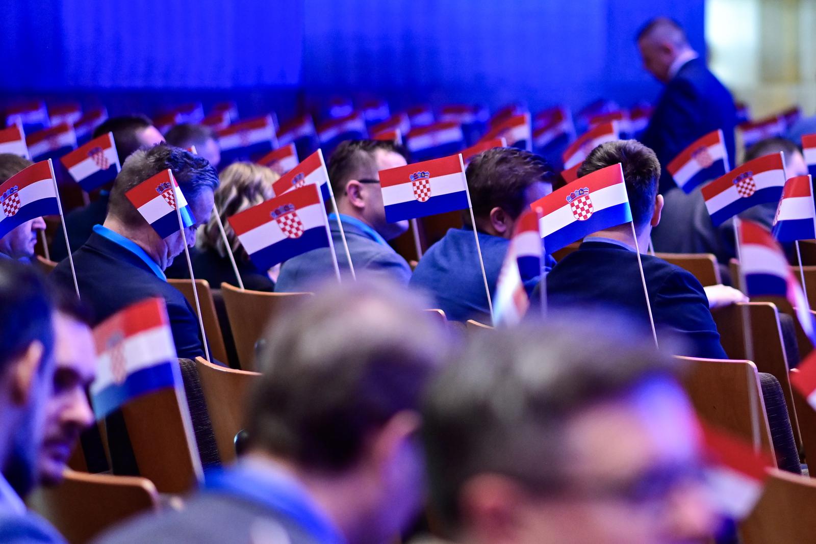 Zagreb: U dvorani Vatroslav Lisinski održan 20. Opći sabor HDZ-a