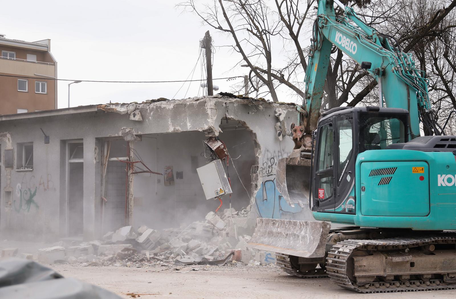Zagreb: Gradilište tržnice Vrapče čija obnova je krenula prošli tjedan