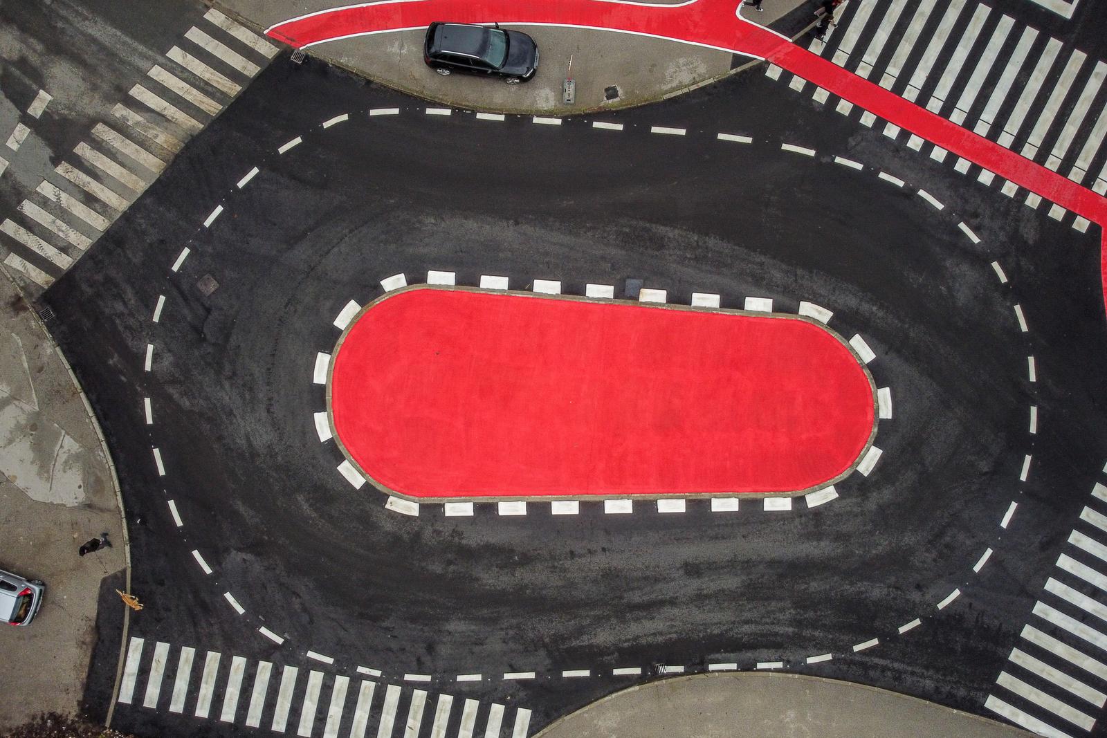 Pogled iz zraka na elipsasti rotor kod Jaruna