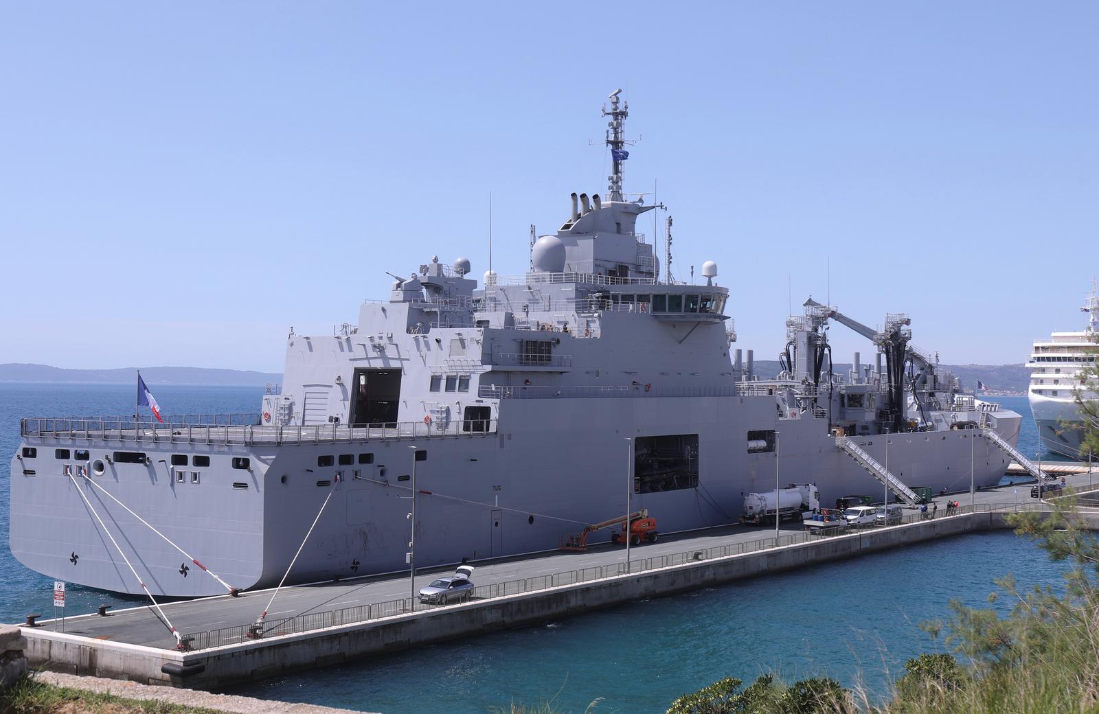 Split: Francuski vojni brod LSS Jacques Chevallier