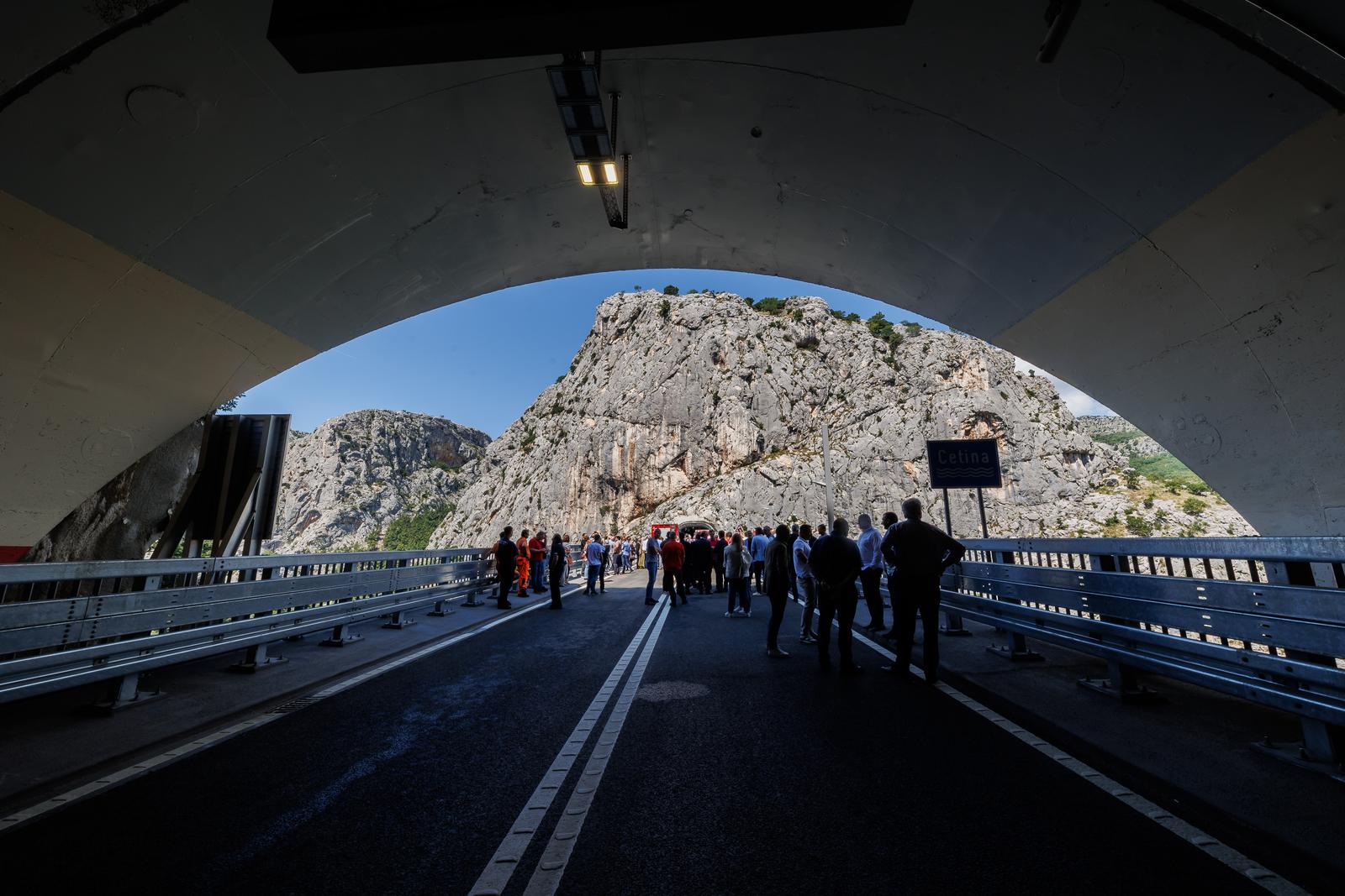 Omiš: Otvorenje mosta preko rijeke Cetine i dva tunela