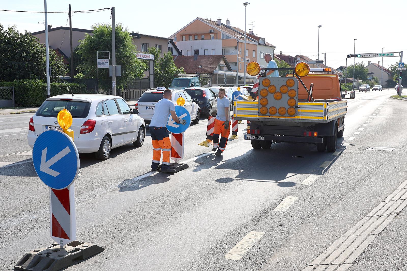 Zagreb: Počeli radovi na asfaltiranju južne kolne trake Zagrebačke ceste