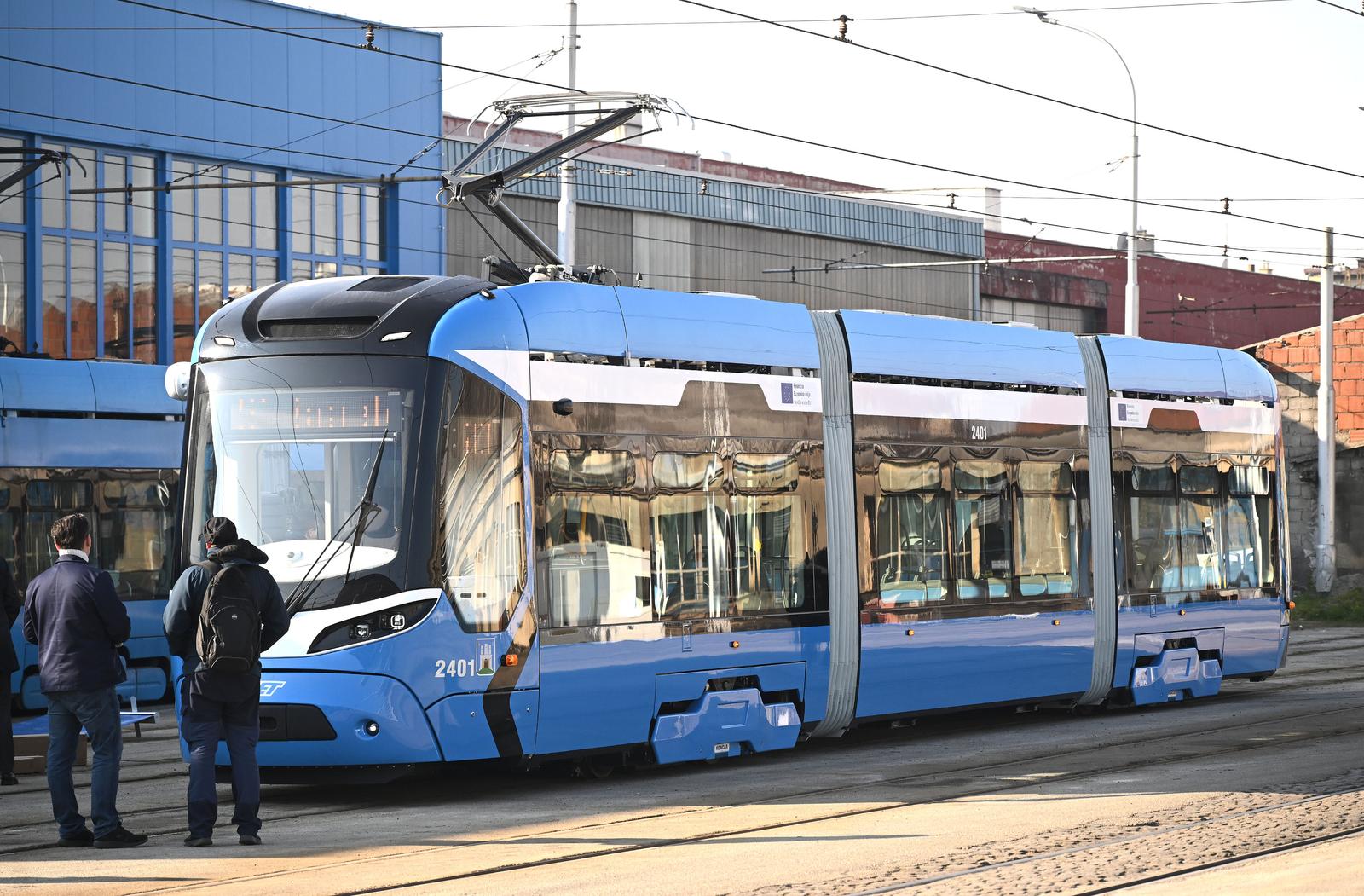 Zagreb: Predstavljanje novog tramvaja ZET-a