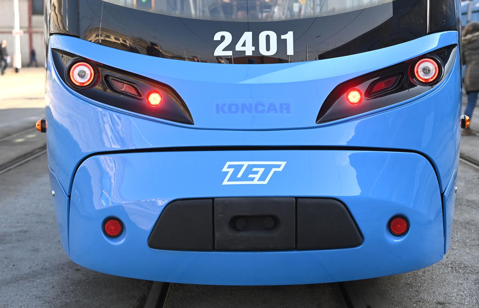 Zagreb: Predstavljanje novog tramvaja ZET-a