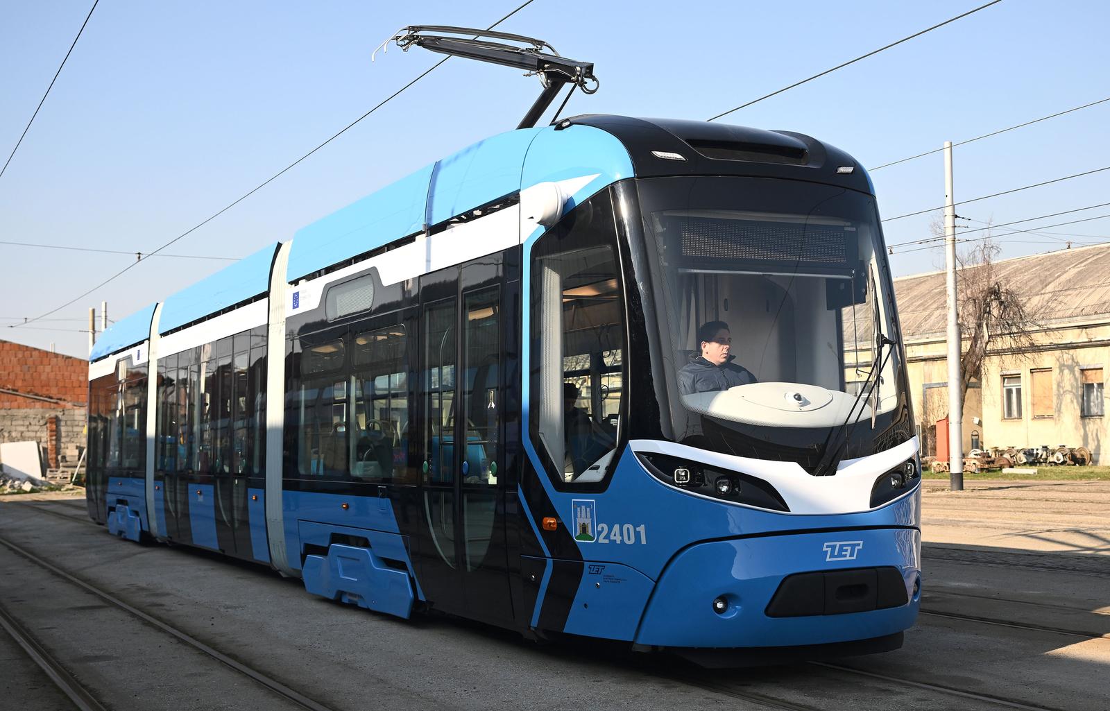 Zagreb: Predstavljanje novog tramvaja ZET-a