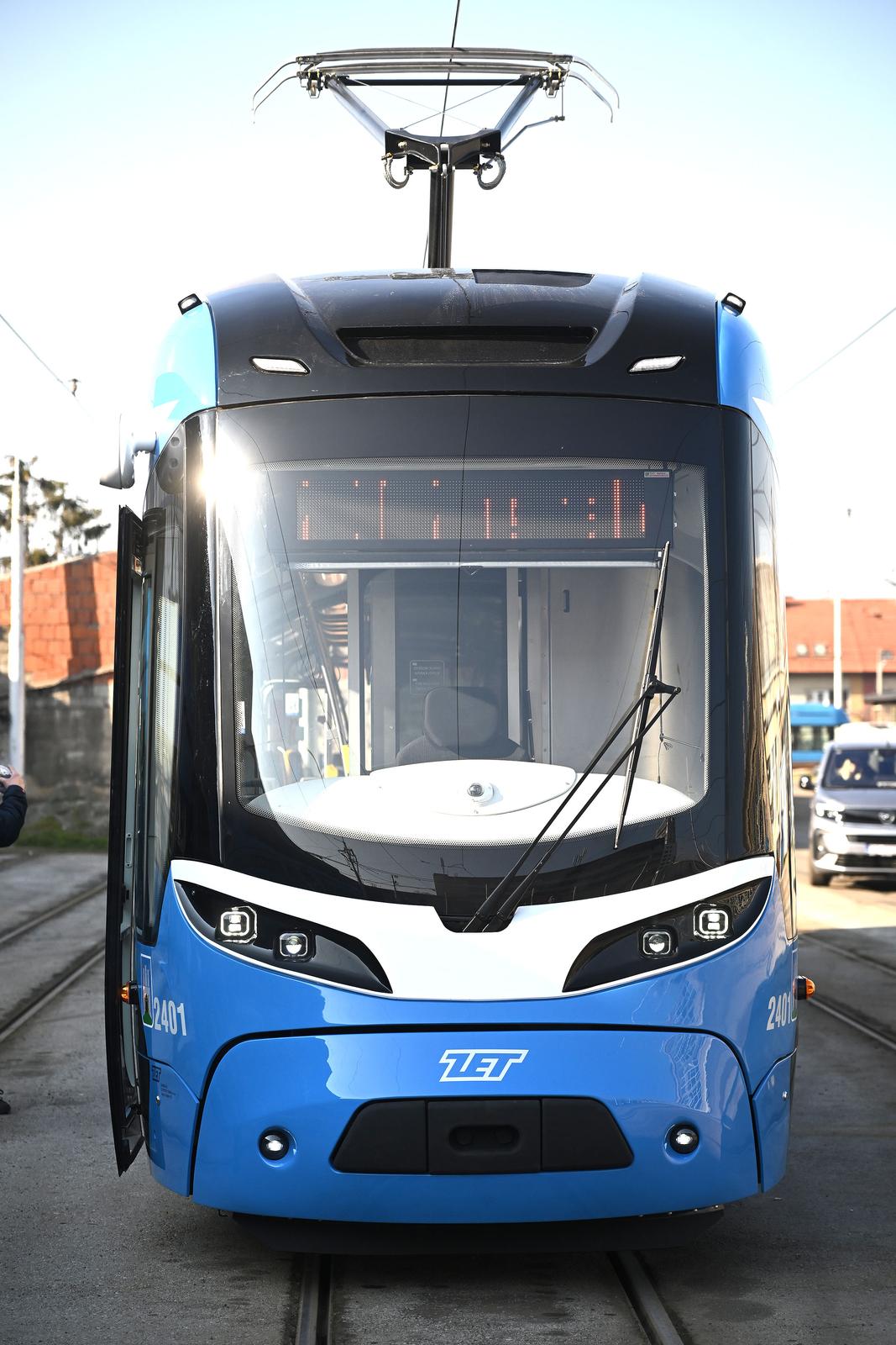 Zagreb: Predstavljanje novog tramvaja ZET-a