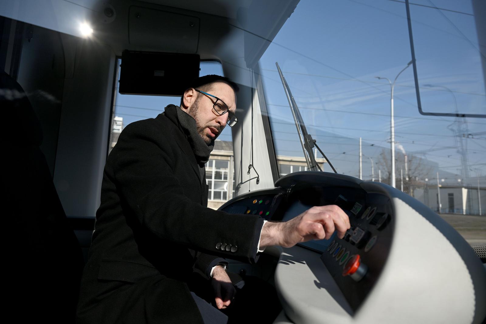 Zagreb: Predstavljanje novog tramvaja ZET-a