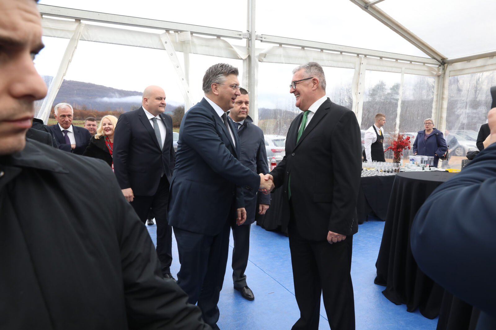 Bosiljevo: Predsjednik Vlade Andrej Plenković sudjelovao je na svečanom obilježavanju završetka radova na plinovodu Zlobin-Bosiljevo