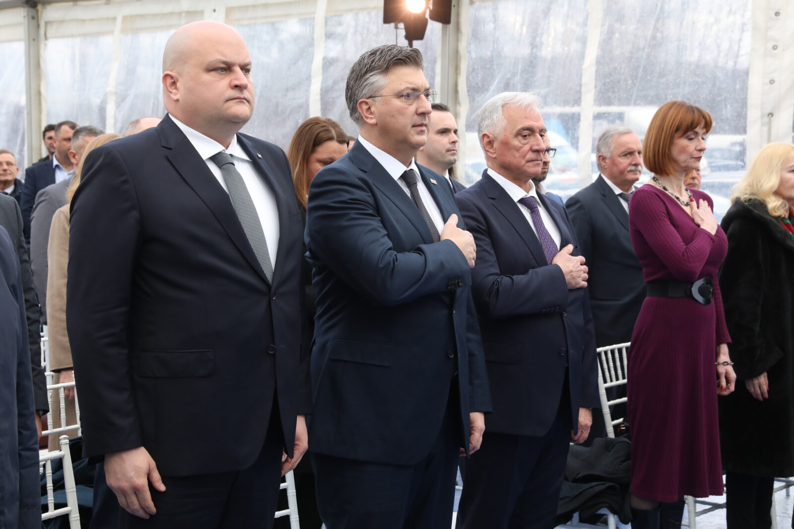 Bosiljevo: Predsjednik Vlade Andrej Plenković sudjelovao je na svečanom obilježavanju završetka radova na plinovodu Zlobin-Bosiljevo