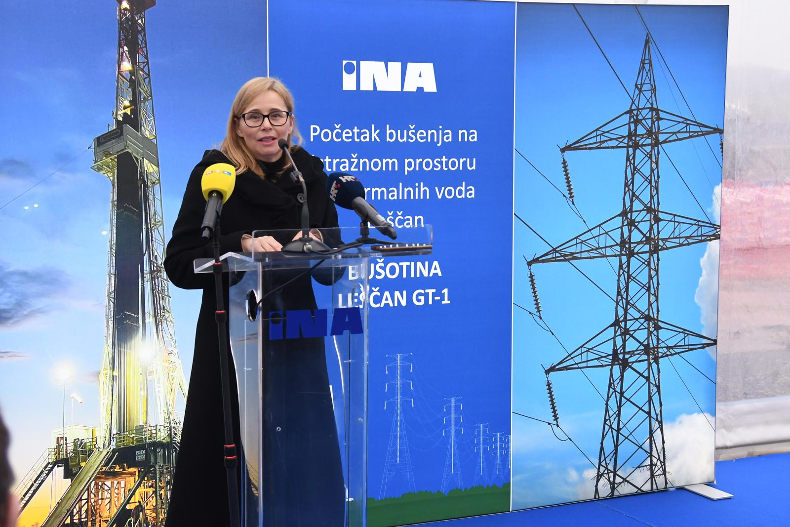 Đurđevac: Obilježavanje početka izrade prve Inine istražne geotermalne bušotine Leščan GT-1