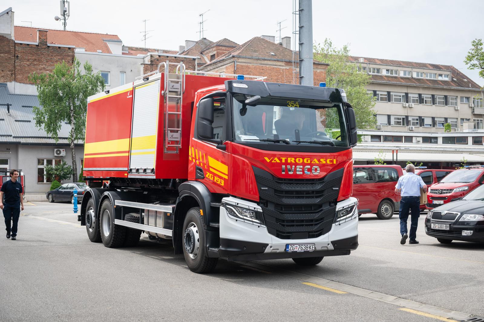 Zagreb: Predstavljanje novih vatroganih vozila i opreme