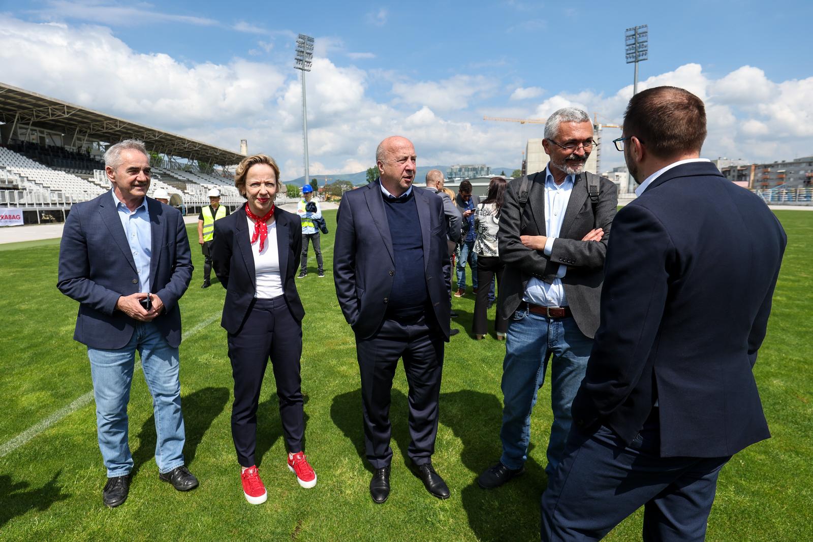 Polaganjem kamena temeljca obilježen početak radova na rekonstrukciji nogometnog stadiona Zagreb