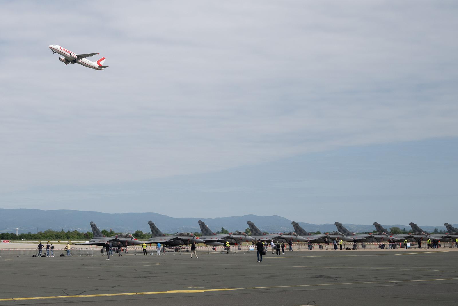 Velika Gorica: Na Zrakoplovnim danima predstavljena eskadrila od svih 12 Rafalea