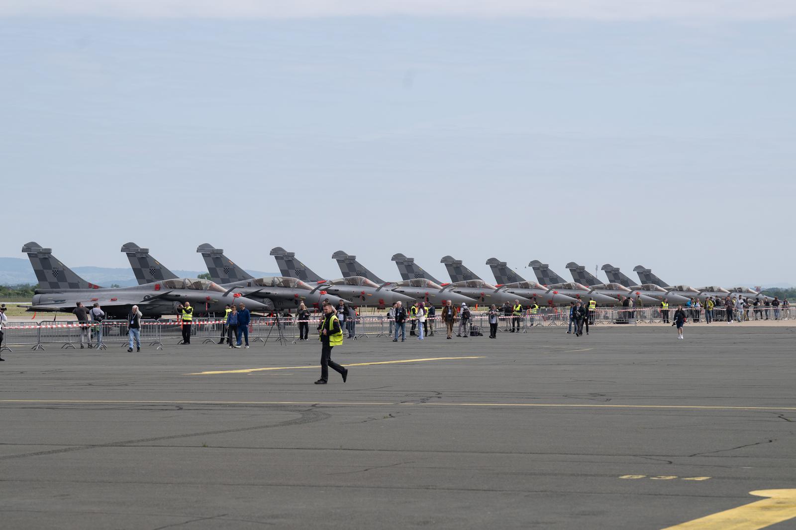 Velika Gorica: Na Zrakoplovnim danima predstavljena eskadrila od svih 12 Rafalea